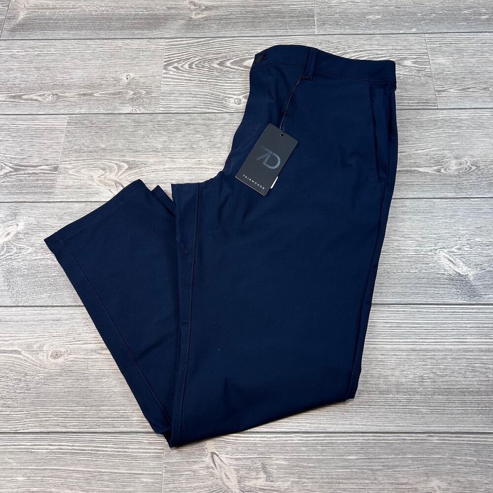 7 Diamonds Infinity Chino Pant Blue 38x30 EUC